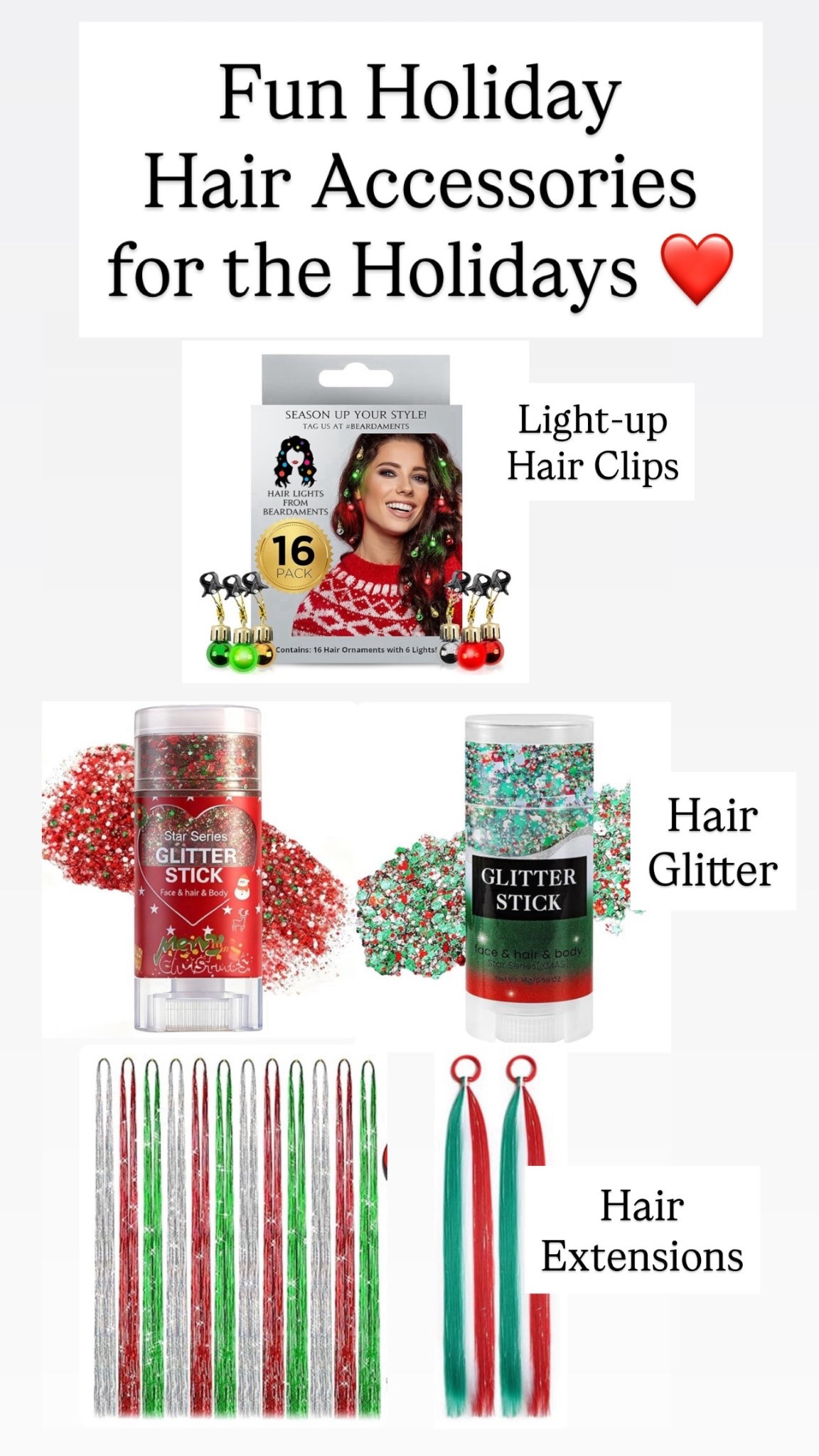 Fun holiday hair accessories 

#LTKHoliday #LTKBeauty