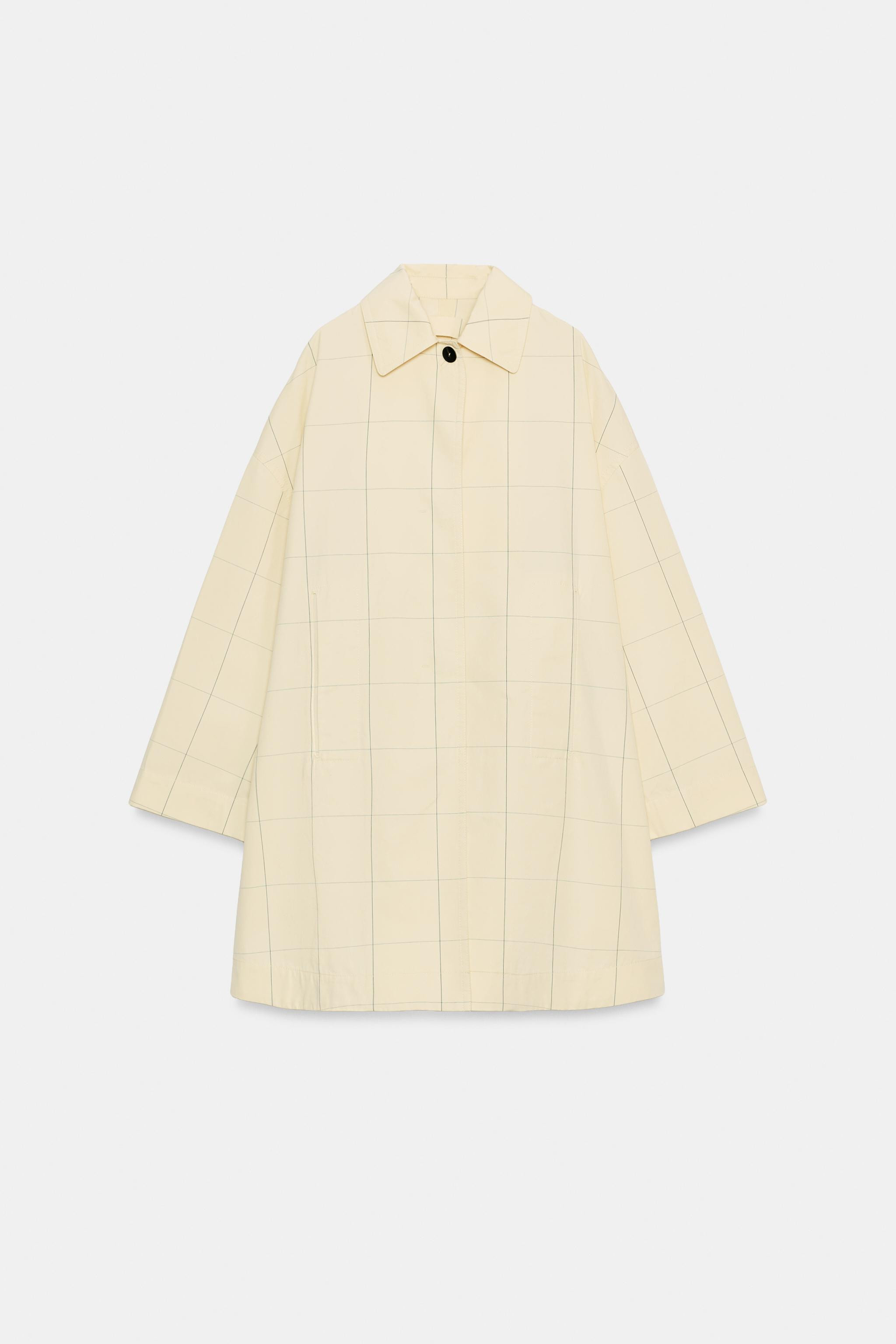 ZW COLLECTION PLAID TRENCH COAT | Zara US