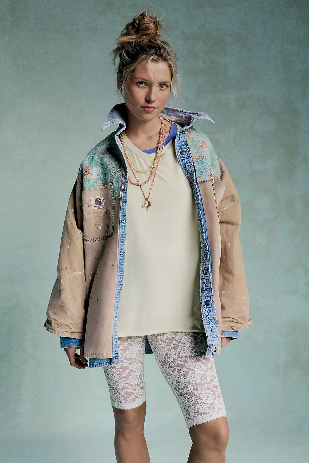 Tricia Fix Carhartt Mixed Jacket | Free People (Global - UK&FR Excluded)