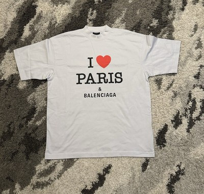 I Love Paris & Balenciaga T-Shirt | eBay US
