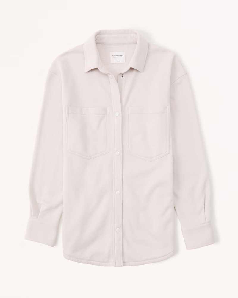 Fleece Shirt Jacket | Abercrombie & Fitch (US)