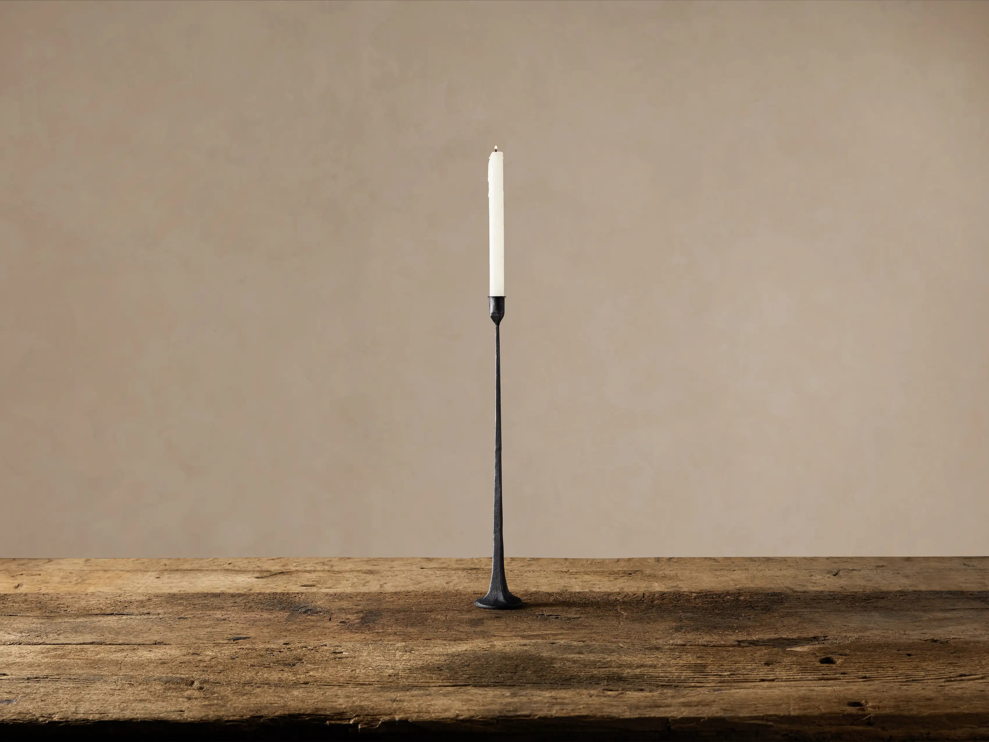 Cast Iron Taper Candle Holder | Arhaus