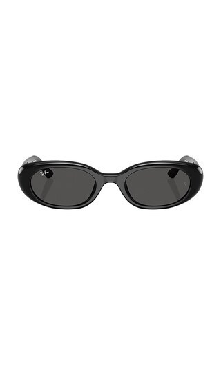 Ray-Ban Oval Sunglasses in Black. | Revolve Clothing (Global)