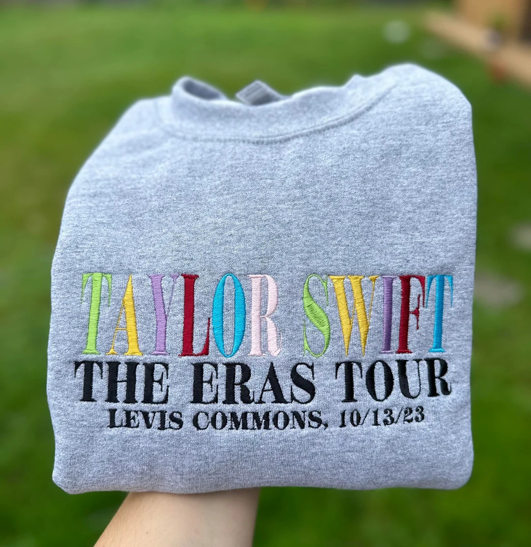 Era's Tour Custom Embroidered Sweatshirt Era's - Etsy | Etsy (US)