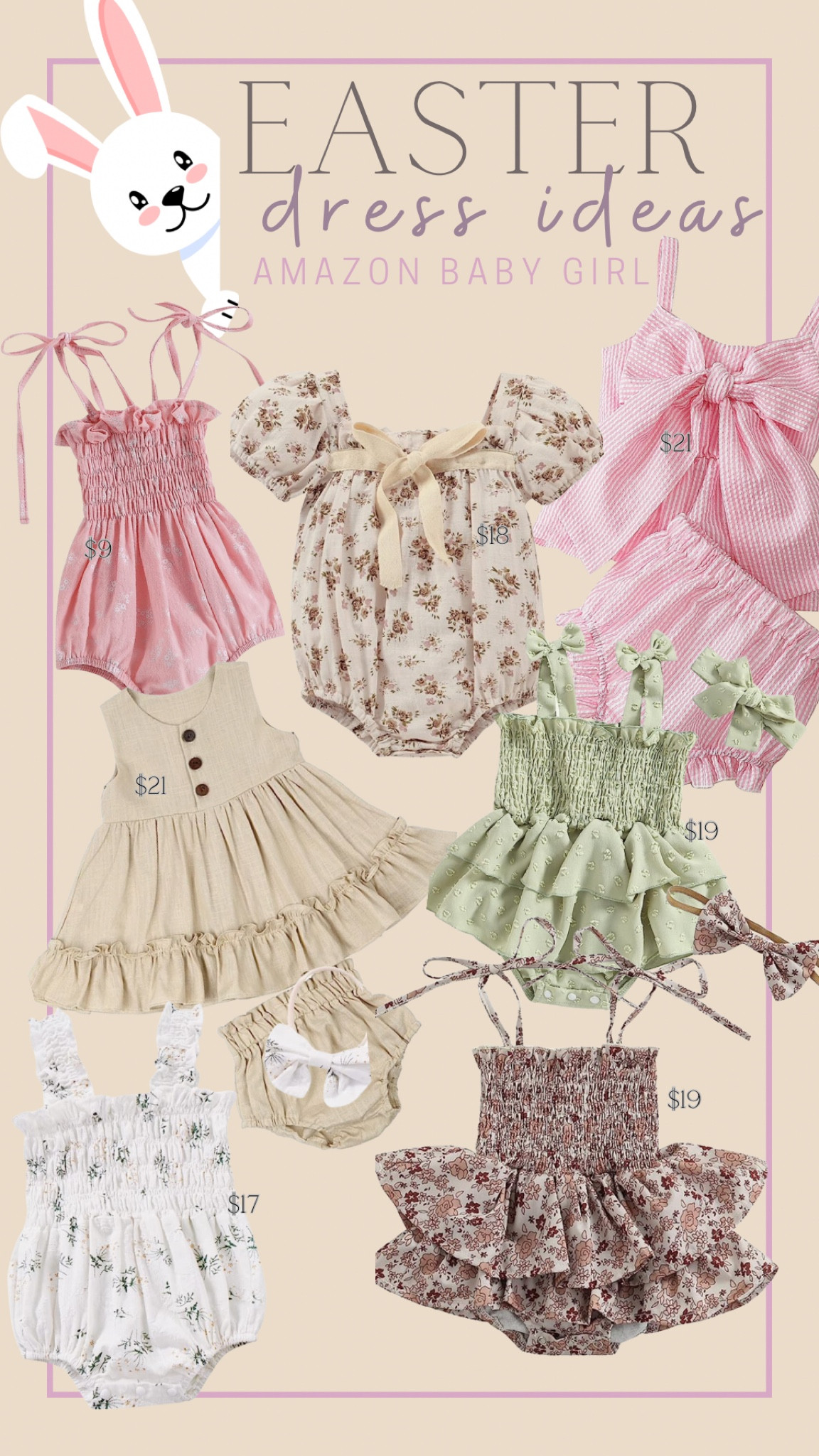 baby girl Amazon Easter outfits 🌸🫶🏼

#LTKbump #LTKbaby #LTKSeasonal