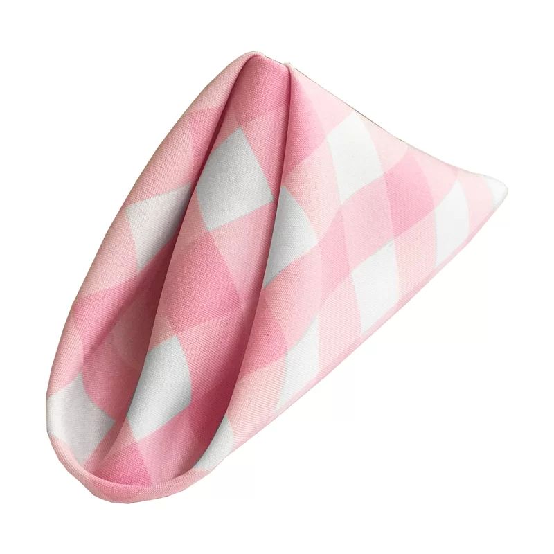 Huertas Checkered 18" Napkin (Set of 10) | Wayfair North America