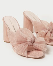 Penny Sage Pleated Bow Heel | Loeffler Randall