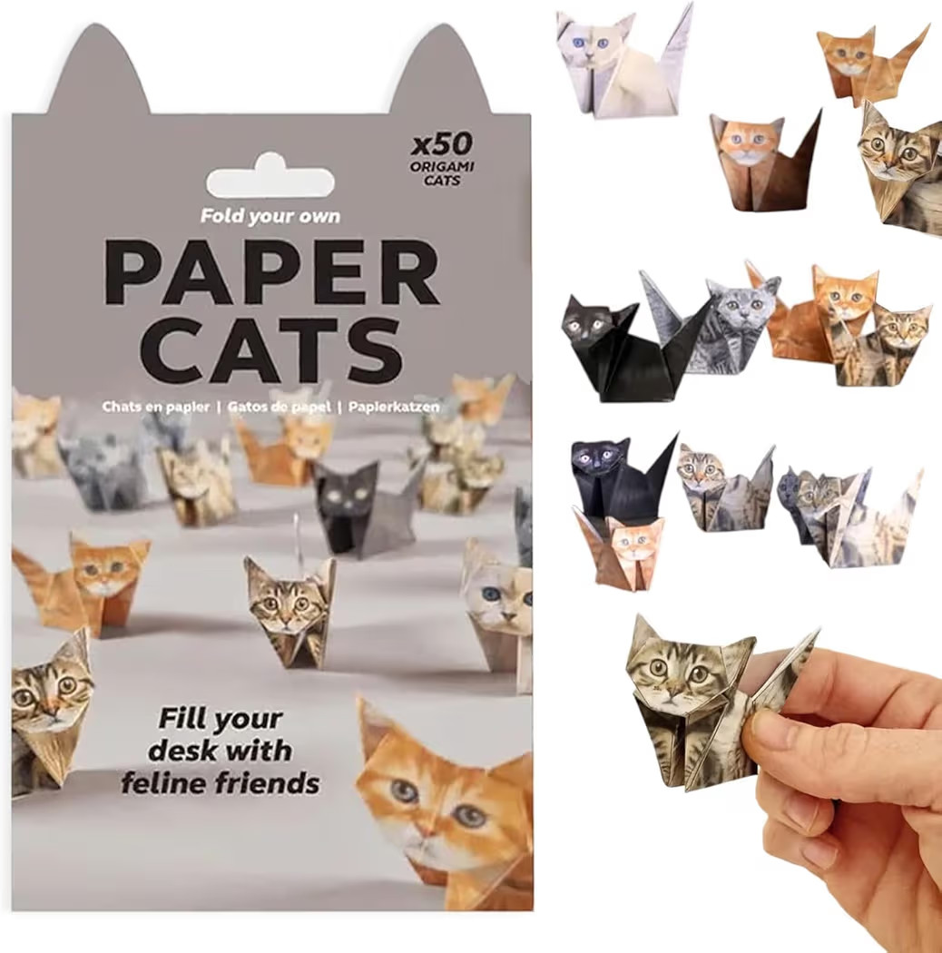 DIY Paper Cats - 50 Sheets DIY Origami Paper to Fold Cute Cat Figures,Fun Craft Activity for Adul... | Amazon (US)