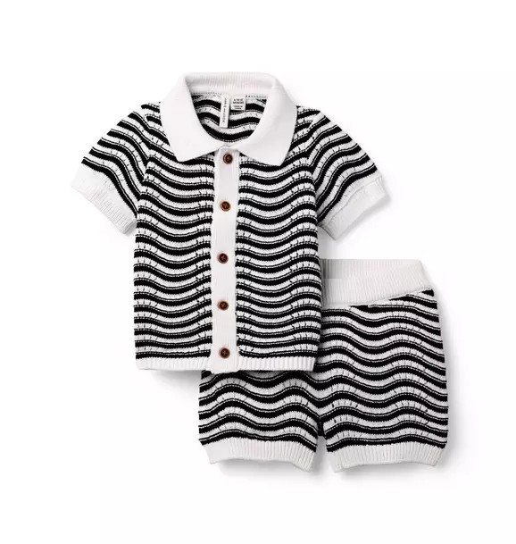The Wavy Striped Matching Baby Set | Janie and Jack