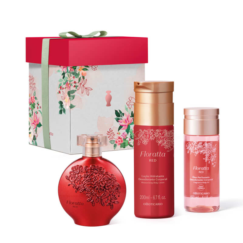 Kit Presente Dia das Mães Floratta Red (3 itens) | oBoticario (BR)