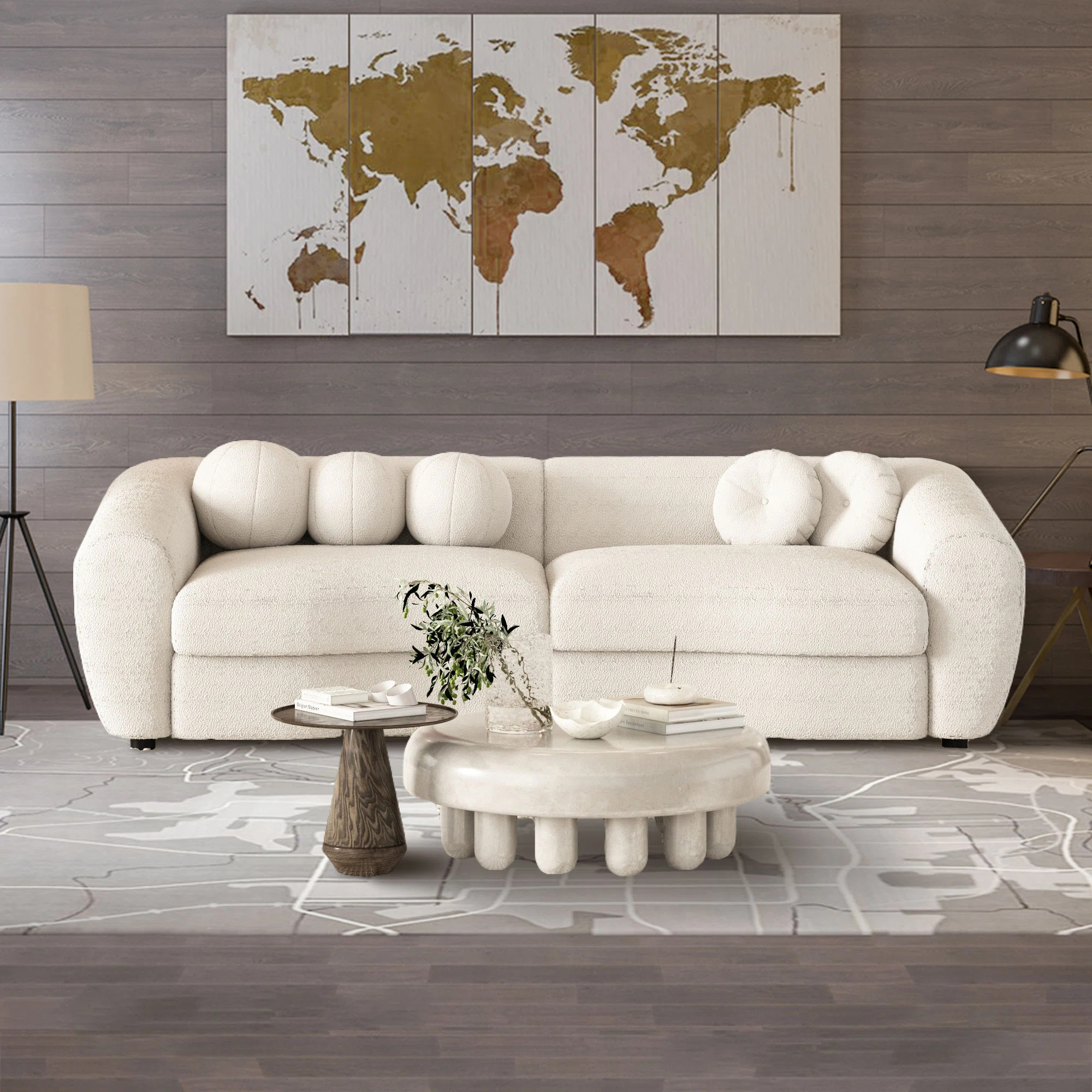87.7'' Upholstered Sofa | Wayfair North America