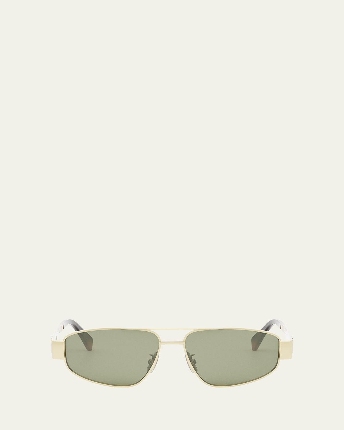 Triomphe Metal Aviator Sunglasses | Bergdorf Goodman
