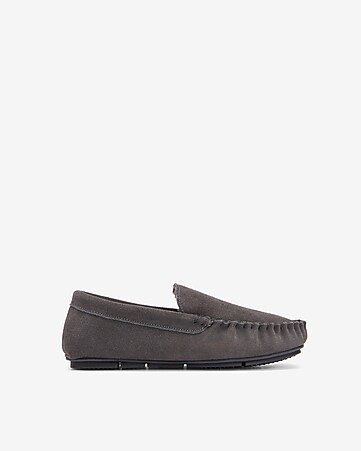 suede venetian slippers | Express