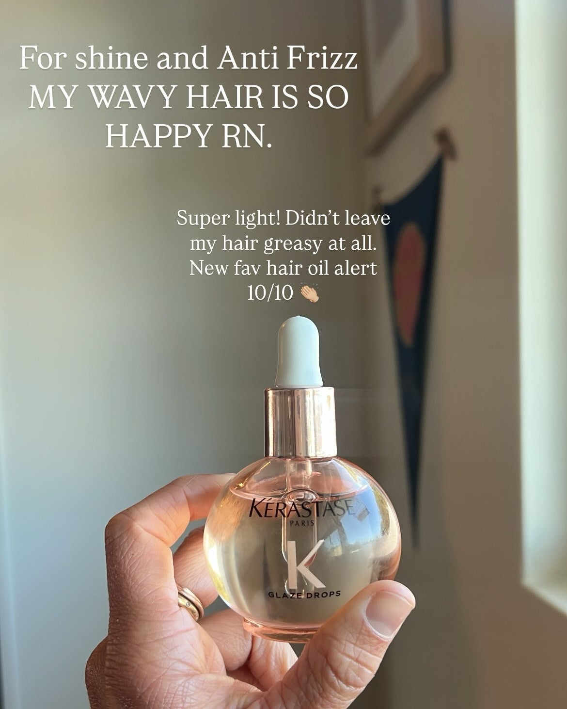 This Hair Oil is absolutely incredible. It’s extremely light weight so it doesn’t leave it looking or feeling greasy and gross. My hair type is wavy and inbetween thick and thin. This made my hair SO SILKY and so healthy. It’s shining like I just left the salon. I can’t even express how good this smells. I think I’m gonna wear this on my body as perfume as well because it’s that good. This hair oil is going to break the Internet I swear it. MUST HAVE. 

#LTKSaleAlert #LTKBeauty #LTKFindsUnder100