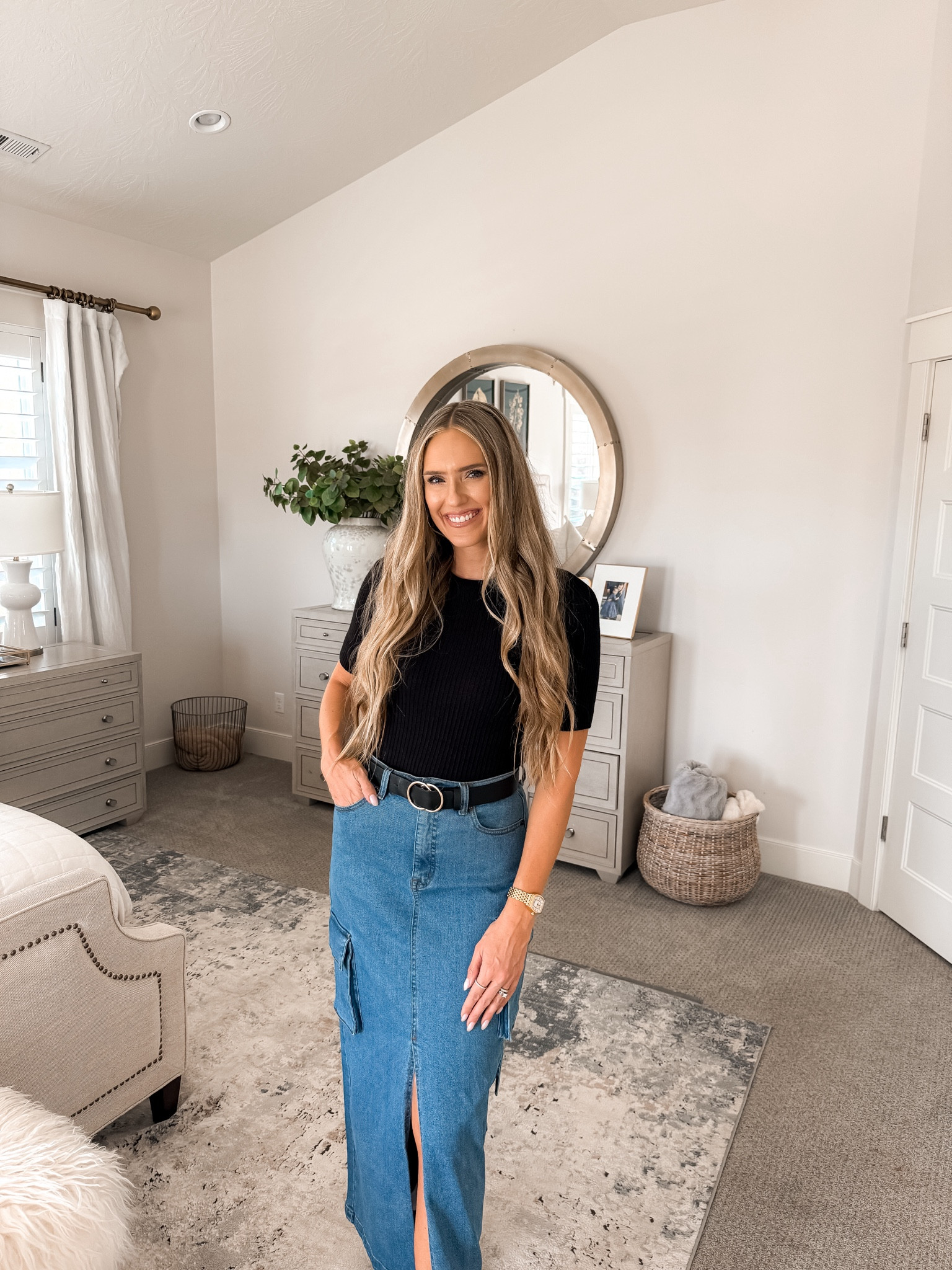 My secret to getting dressed everyday, using the only fall staples you need! 🍁 Starting with this $24 ribbed sweater is a must!! Pair with your fave denim, ankle boots, and you'll be ready in seconds.

You do NOT need to spend a lot of money to look and feel INCREDIBLE! I’m here to help the budget conscious get the luxury lifestyle.

Affordable fashion finds / Classic style / Budget style / Budgeting tips / Classy style finds / Lookalikes / Look for less / ootd / Walmart Fashion / Date night / Bridal Shower / Fall Skirt / Denim Skirt / Country Concert Outfit / Nashville Outfit / Midi Skirt / Fall Fashion / Fall Outfit

#LTKStyleTip #LTKSaleAlert #LTKFindsUnder50