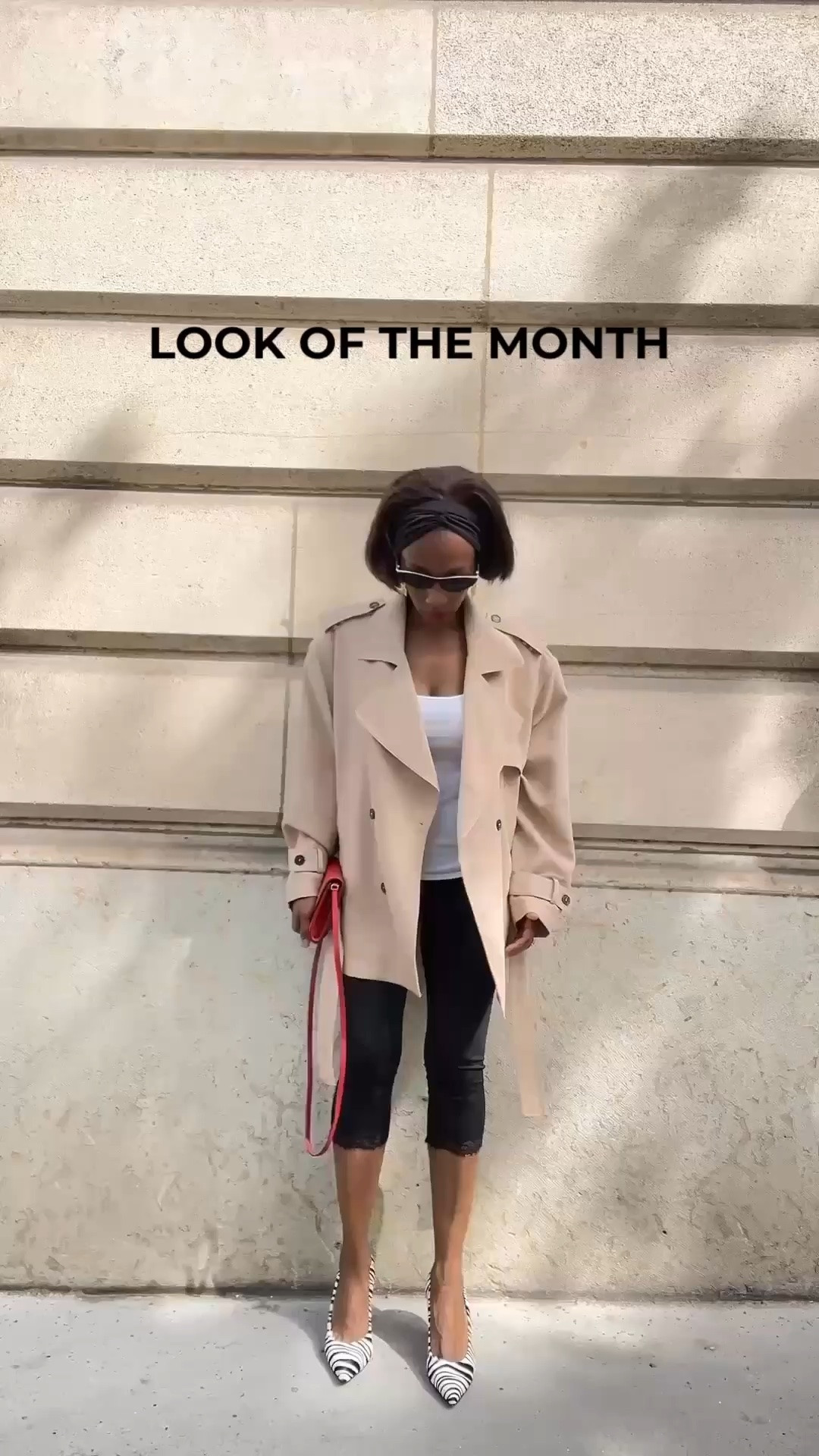 Capri pants kind of day,  balanced perfectly with a short trench coat. 

According to you guys, this is the best look of the month.

The zebra print heels and red crossbody bag pulled the whole look together. 

Tap the link to shop now 🛒🔗

#CapriPantsOutfit #TrenchCoats #LTKStyleTip

#LTKootd #LTKgrwm #LTKSeasonal