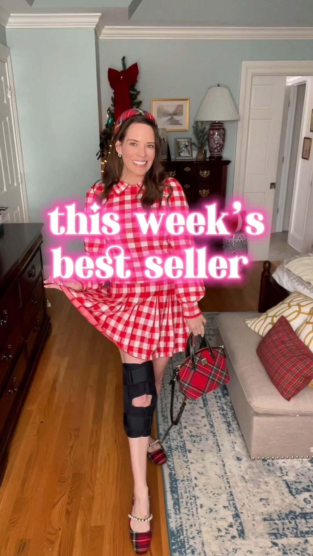 Festive Red Gingham Holiday Outfit 🎄❤️

This cheerful red gingham set is such a fun, festive look for the holiday season ❤️🎄 The long-sleeve top paired with the matching pleated mini skirt feels playful, polished, and perfect for Christmas events. I love how the classic red-and-white check instantly gives that nostalgic holiday vibe while still feeling current and wearable.

I styled it with a tartan padded headband to tie in the festive theme and added matching plaid flats for a coordinated, comfortable finish. The red tartan handbag pulls everything together and makes the outfit feel complete and intentional. This is a great look for holiday parties, family gatherings, Christmas church services, or festive outings where you want to lean into the season in a fun but put-together way 🎅✨

Red gingham outfit, holiday mini skirt outfit, Christmas outfit ideas, festive holiday fashion, red plaid accessories, tartan headband style, Christmas party outfit, holiday women’s fashion, cute Christmas outfit, seasonal outfit inspiration, sweater set, Valentine’s Day outfit 

#LTKHoliday #LTKFindsUnder50 #LTKFindsUnder100

#LTKGiftGuide #LTKFindsUnder50 #LTKHoliday

#LTKFindsUnder100 #LTKHoliday #LTKFindsUnder50