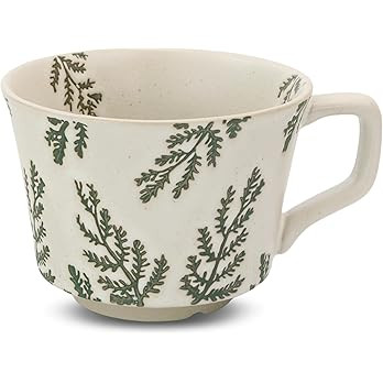 Ceramic Coffee Mug, 12 oz Novelty Unique Teacup with Handle, Stoneware Cup for Tea Mocha Latte Ca... | Amazon (US)