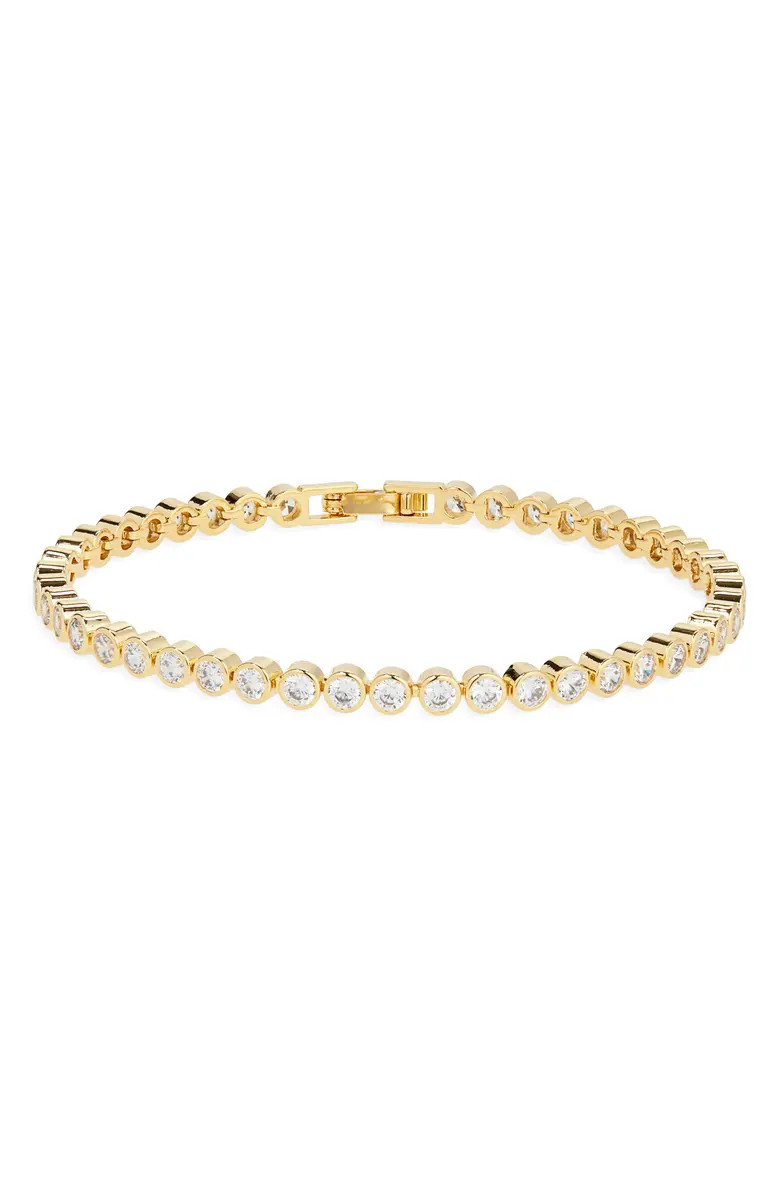 Cubic Zirconia Bezel Tennis Bracelet | Nordstrom