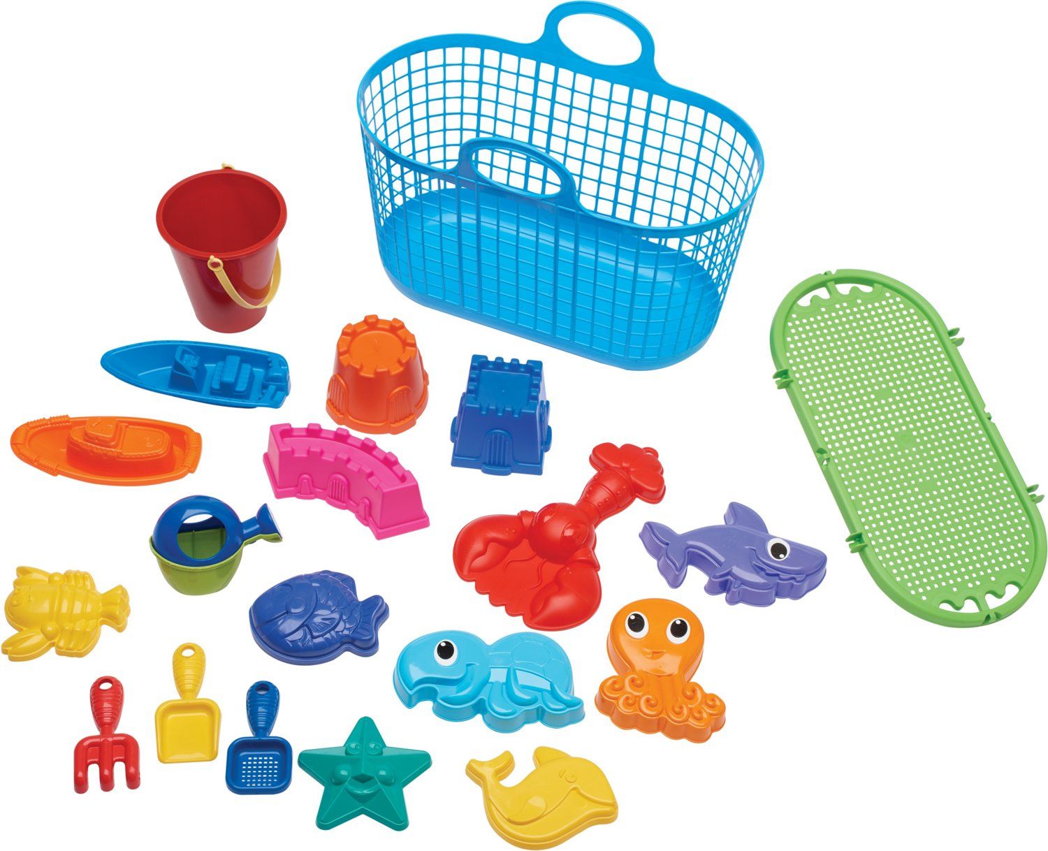 American Plastic Toys Beach Basket 20-Piece Set | Academy Sports + Outdoor Affiliate
