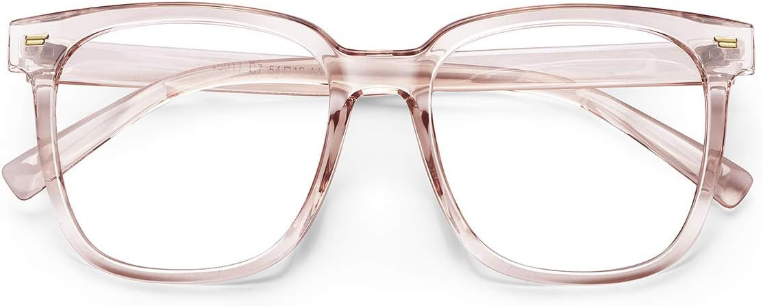 PANNER Oversized Square Blue Light Blocking Glasses for Women Men Anti Glare Reduce Eyestrain Com... | Amazon (US)