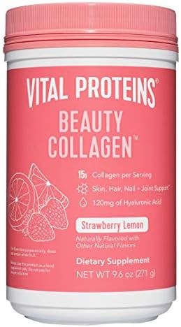 Vital Proteins Beauty Collagen Peptides Powder Supplement for Women, 120mg of Hyaluronic Acid - 1... | Amazon (US)