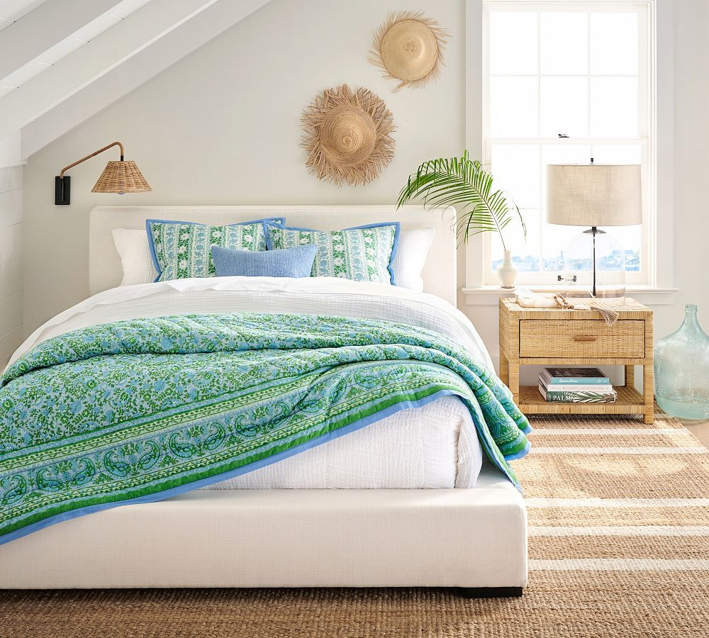 Keaton Handcrafted Reversible Quilt | Pottery Barn (US)