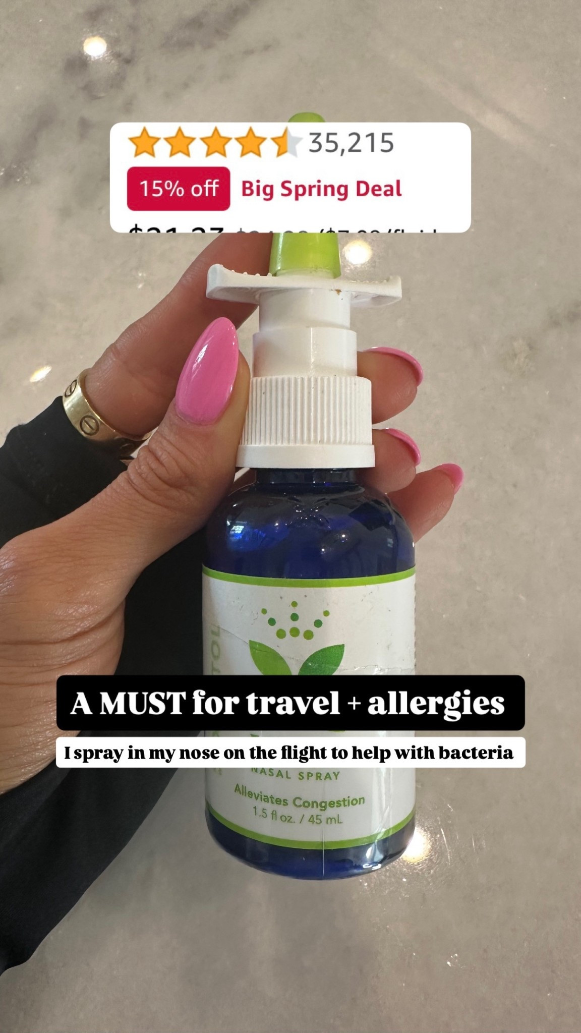 This all natural nose spray is a must have for allergies or traveling and cleaning out bacteria. works like a charm 

#LTKTravel