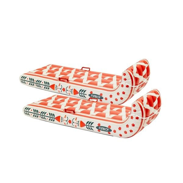 Cardigan Toboggan Snow Sled - 2 Pack | FUNBOY