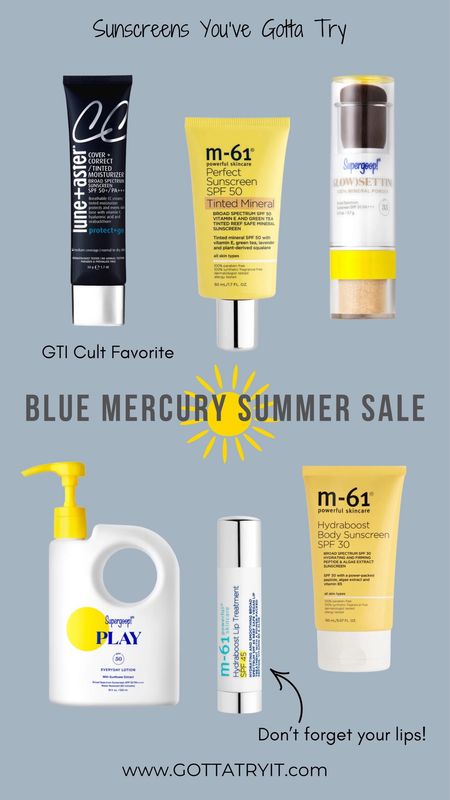 Blue Mercury is having a huge Summer Sale! 

Sale deets 👇🏻
Get 20% off $200, 25% off $500, 30% off $1000 using code “SUMMER.”

These are our Sunscreen picks to cover every part of your body. 

Supergoop Big Pump: we buy this big pump at the beginning of every summer and travel with it (just put in a ziplock bag). Moisturizing and light but truly prevents burning for long days in the sun. 

Powder brush: great for swiping squirmy kids, ears, necks and faces for sports or school mornings! 

Lune & Aster CC Cream: we love this as a foundation. Provides the perfect amount of coverage without feeling too heavy. 

Tinted moisturizer: love for the face when you need a little coverage and spf but don’t want a full make-up look. 



#BluemercuryPartner
#bluemercury
#summershoppingparty
@bluemercury


#LTKSaleAlert #LTKBeauty #LTKOver40