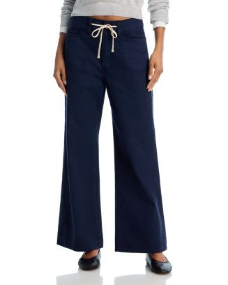 PAIGE Ari High Rise Drawstring Wide Leg Jeans | Bloomingdale's PAIGE Women's Clothing | Bloomingdale's (AU)