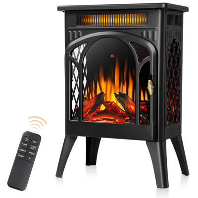 R.W.FLAME Electric Fireplaces, 1500W Infrared Electric Stove Heater, Efficient Heating, 3D Realistic Flame, Remote Control, 8H Timer,5100 BTU | Target
