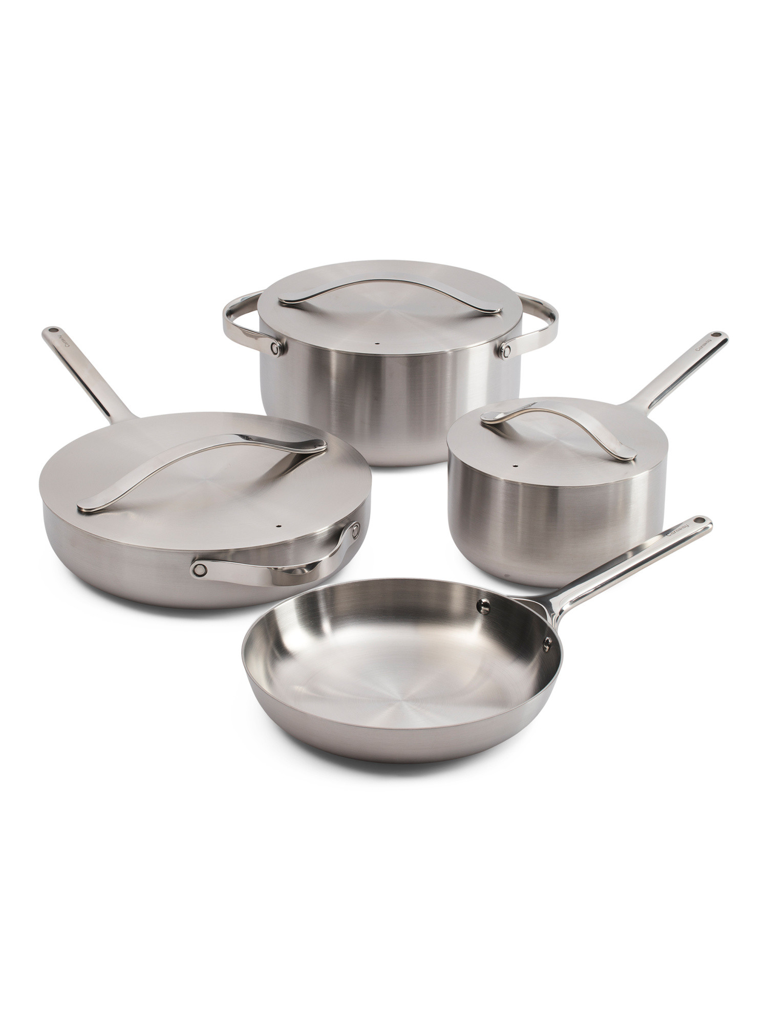 Stainless Steel 7pc 5ply  Stainless Steel Cookware Set | TJ Maxx