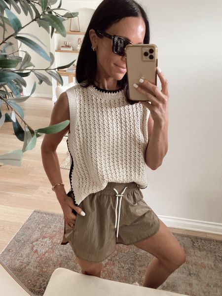  @varley summer knits are so so beautiful.... linking some of my personal favorites below... they're all lightweight and great for summer days and cool summer nights! And these shorts come in several different colors and are lightweight, and perfect, for the summer season... so easy to elevate an everyday outfit! #ad #invarley 

#LTKstyletip