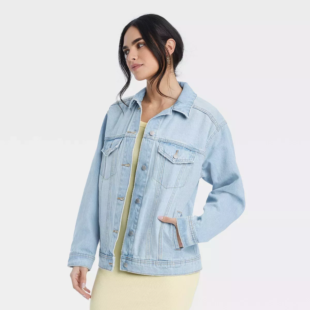 Baggy trucker jacket deals