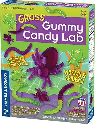 Gross Gummy Candy Lab - Worms & Spiders! Sweet Science STEM Experiment Kit, Make Your Own Plant-B... | Amazon (US)