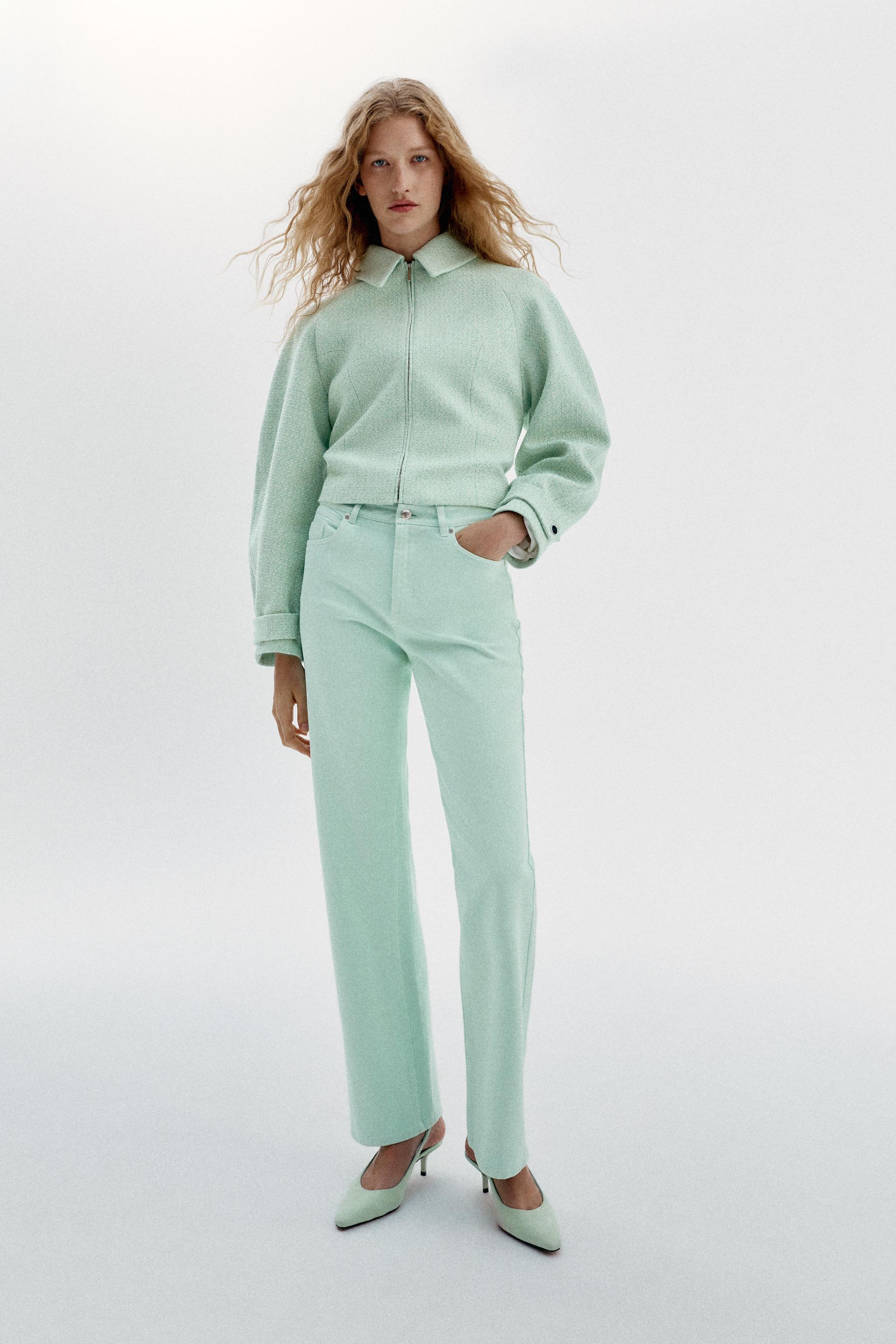 Z1975 HIGH-WAIST REGULAR LONG-LENGTH JEANS | Zara UK