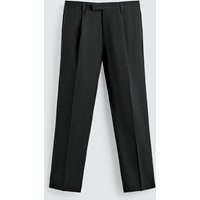 Zara - Pleated Suit Pants - Men - Black - Men | Zara US