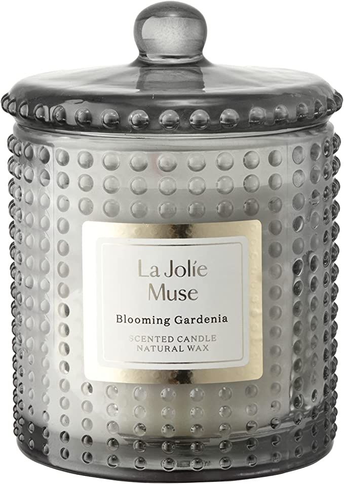 LA JOLIE MUSE Blooming Gardenia Scented Candle, Candles Gifts for Women, Natural Wax Candle, Cand... | Amazon (US)