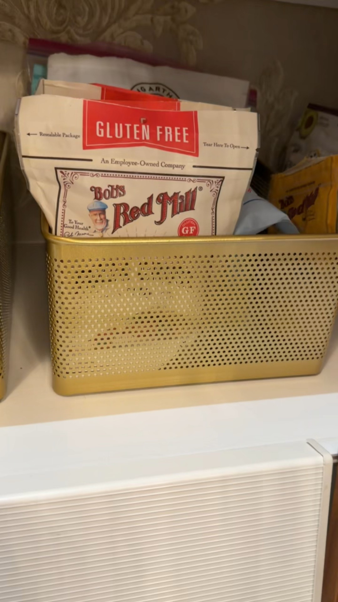 We grabbed these gold bins at 30% off from @thecontainerstore! There are so many great options on sale that can help you get your home organized. 

#LTKSaleAlert #LTKHome