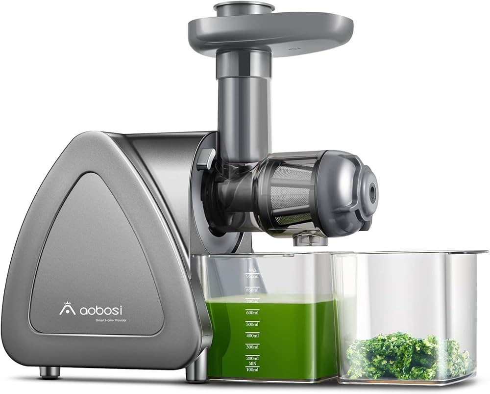 Cold Press Juicer, Aobosi Slow Masticating Juicer Machines with Reverse Function, Quiet Motor, Hi... | Amazon (US)