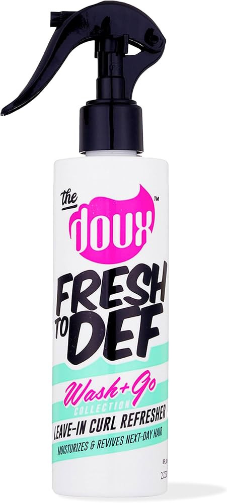 The Doux FRESH TO DEF Curl Refresher Spray for Curly Hair – Leave In Conditioner & Curl Activat... | Amazon (US)