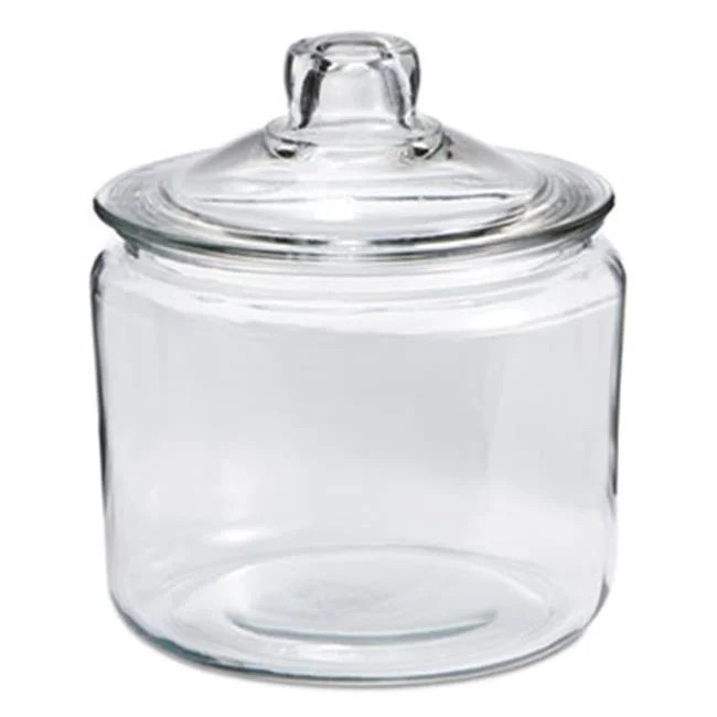 ANH 69832T 3 qt Heritage Hill Glass Jar with Glass Lid, Clear | Walmart (US)