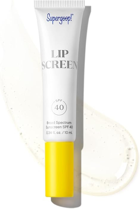 Supergoop! Lipscreen Shine SPF 40, 0.34 fl oz - Water-Resistant Clear Lip Gloss - Broad Spectrum ... | Amazon (US)