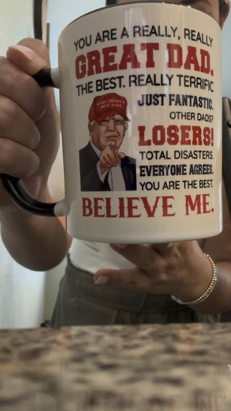 One of my husband’s Father’s Day gifts haha! A Trump mug

#LTKFindsUnder50 #LTKMens #LTKGiftGuide