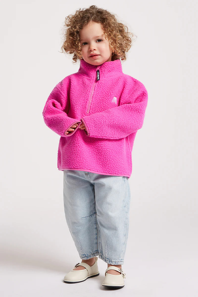 KIDS Half-Zip Hotshot Pink | 4TH ARQ | 4tharq 