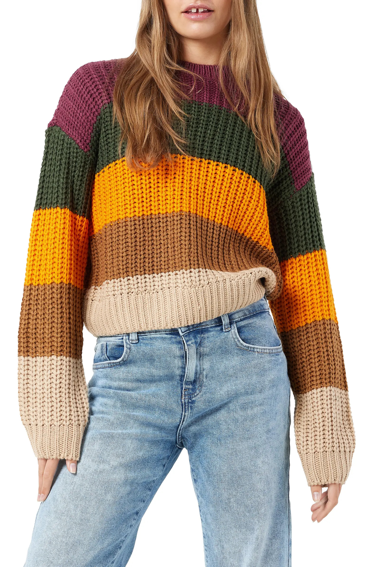 Noisy may Charlie Stripe Sweater | Nordstrom | Nordstrom