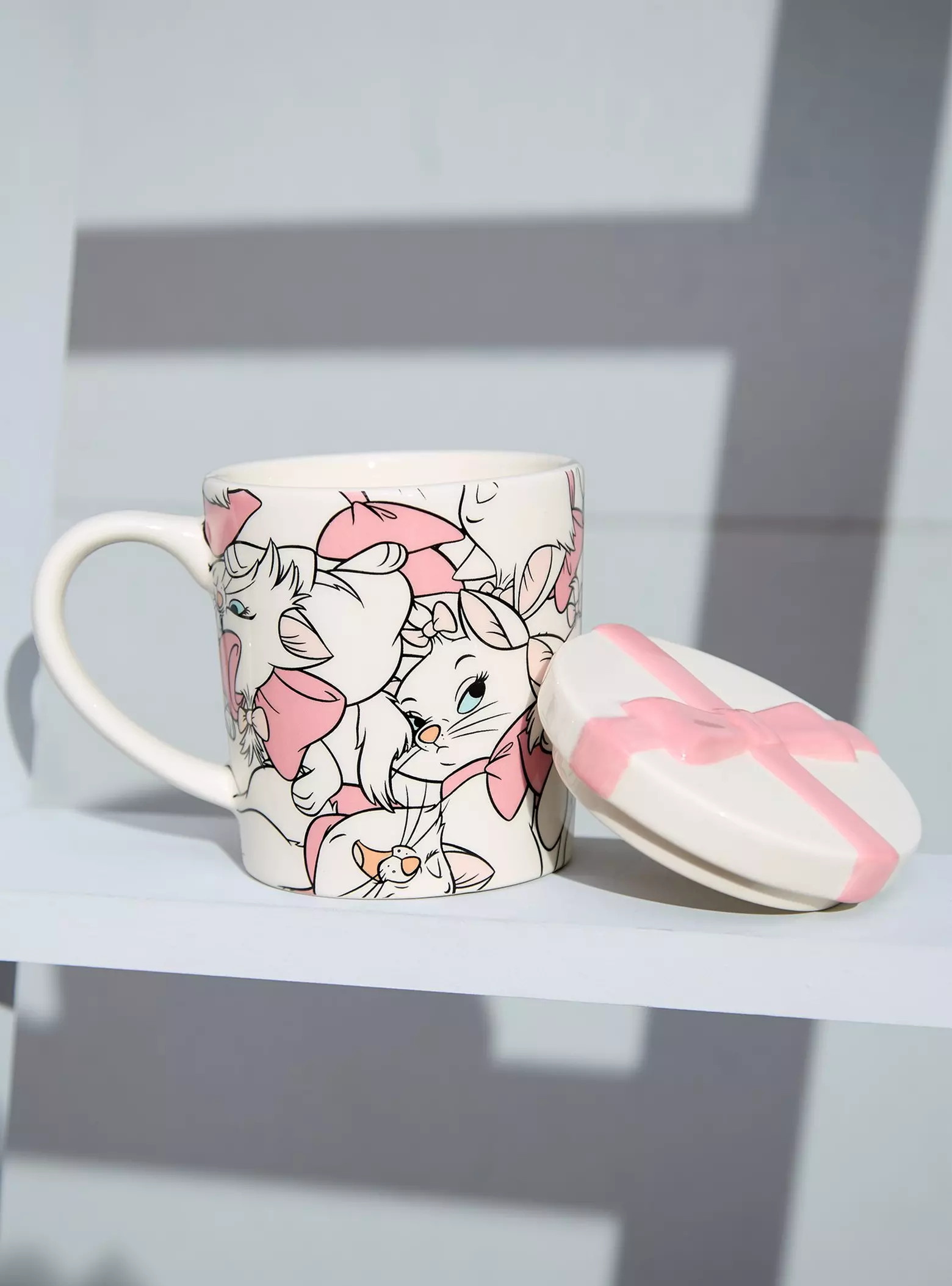 Disney The Aristocats Marie Allover Print Mug with Lid | BoxLunch | BoxLunch