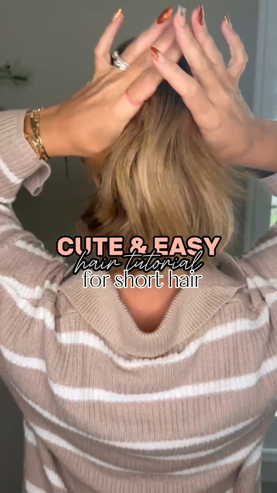 easy way to style an updo for my short hair girlies!💁🏼‍♀️✨💓 

👉🏼ALL YOU NEED: 
-teasing brush 
-elastic hair tie
-claw clip (to part hair)
-bobbi pins

The BEST on hair wash day or running errands☺️ 

hair tutorial, hair care, hair essentials, beauty, beauty finds, amazon beauty, amazon finds, Claire Tammaro 

#LTKVideo #LTKFindsUnder50 #LTKBeauty