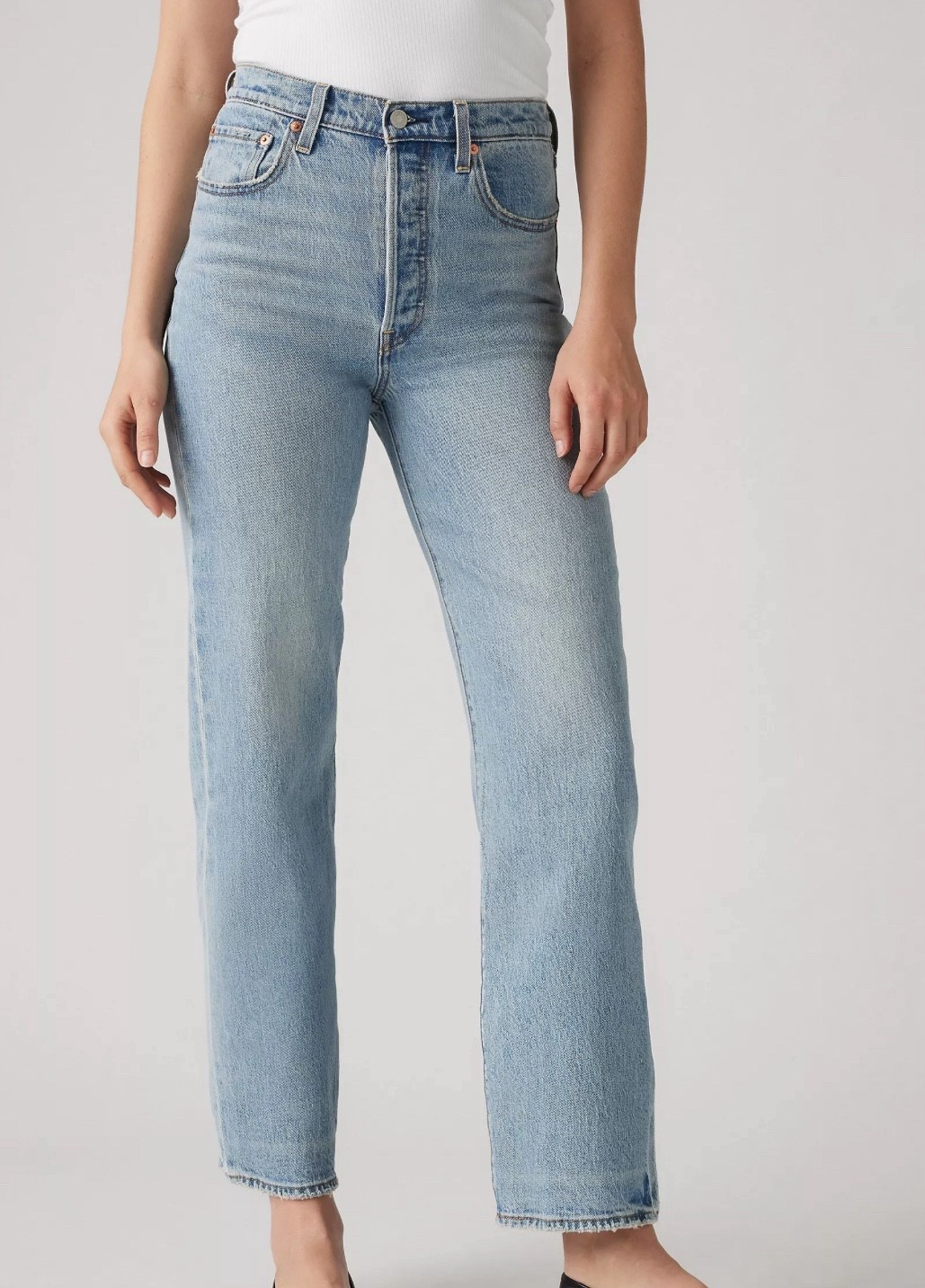 Trying my new favorite style Levi’s and a straight leg version. Excited about these!